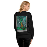 Medusa High Priestess Tarot Card Unisex Sweatshirt