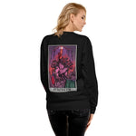 Strength Tarot Card Cerberus Greek Mythology Witch Unisex Fleece Pullover