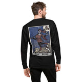 The Fool Tarot Card Jester Pagan Unisex Fleece Pullover