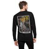 The Tower Tarot Card Tree of Life Unisex Fleece Pullover