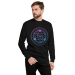 Blue And Purple Symbol III Unisex Fleece Pullover