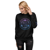 Blue And Purple Symbol III Unisex Fleece Pullover