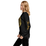 Gold Flower of Life Symbol Unisex Fleece Pullover