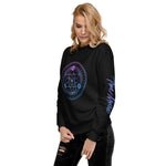 Blue And Purple Symbol III Unisex Fleece Pullover