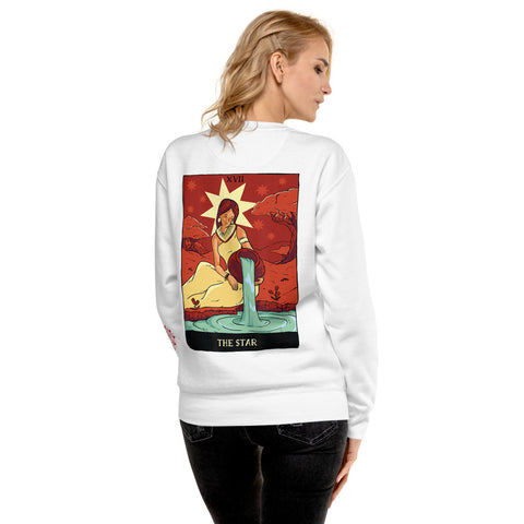 The Star Tarot Card II Unisex Fleece Pullover