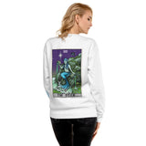 The Star Tarot Card Mermaid Witch Siren Unisex Fleece Pullover