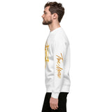 Gold Lined Star Unisex Fleece Pullover