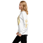 Gold Flower of Life Symbol Unisex Fleece Pullover