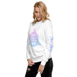 Purple and blue symbols I Unisex Fleece Pullover