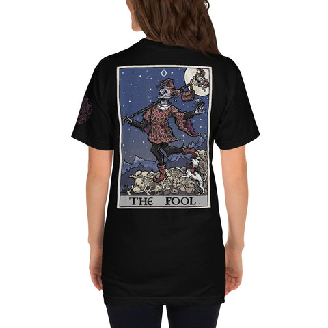 The Fool Tarot Card Jester Pagan Women’s T-Shirt