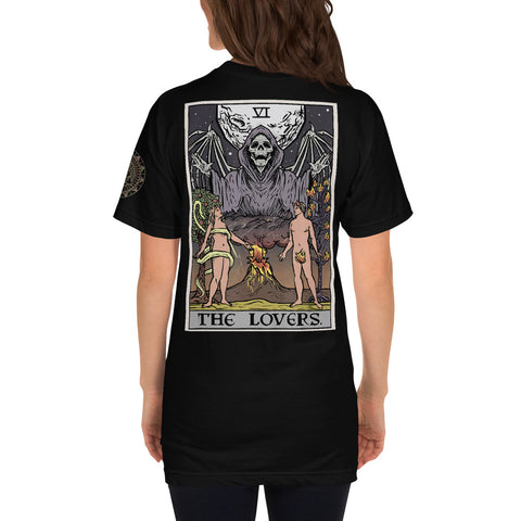 The Lovers Tarot Card Grim Reaper Women’s T-Shirt