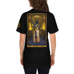 The Goddess Bastet Strength Tarot Card Egyptian Cat Women’s T-Shirt