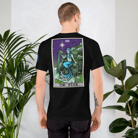 The Star Tarot Card Mermaid Witch Siren Men’s T-Shirt