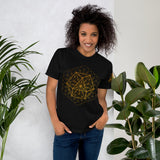 Gold Sacred Geometry Hexagon Women’s T-Shirt