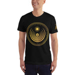 Gold 3rd Eye and Sun Symbol Men’s T-Shirt