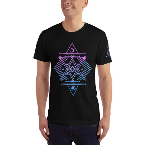 Blue and Purple Symbol 7 Men’s T-Shirt