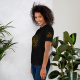 Gold Sacred Geometry Hexagon Women’s T-Shirt