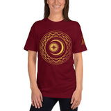 Gold Crescent Moon Symbol Women’s T-Shirt