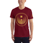 Gold 3rd Eye and Sun Symbol Men’s T-Shirt