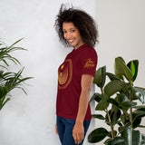 Gold 3rd Eye and Sun Symbol Women’s T-Shirt