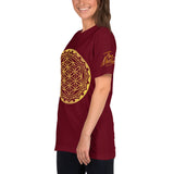 Gold Flower of Life Symbol Women’s T-Shirt