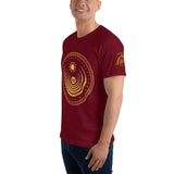 Gold 3rd Eye and Sun Symbol Men’s T-Shirt