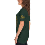 Gold Crescent Moon Symbol Women’s T-Shirt