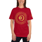 Gold Crescent Moon Symbol Women’s T-Shirt