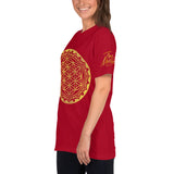 Gold Flower of Life Symbol Women’s T-Shirt