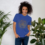 Gold Sacred Geometry Hexagon Women’s T-Shirt