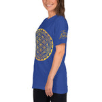 Gold Flower of Life Symbol Women’s T-Shirt