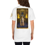 The Goddess Bastet Strength Tarot Card Egyptian Cat Women’s T-Shirt