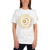 Gold Crescent Moon Symbol Women’s T-Shirt