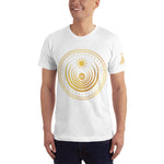 Gold 3rd Eye and Sun Symbol Men’s T-Shirt