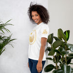 Gold 3rd Eye and Sun Symbol Women’s T-Shirt