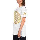 Gold Flower of Life Symbol Women’s T-Shirt