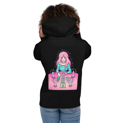 Japanese Anime Tarot Card Reader Unisex Hoodie