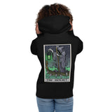 The Hermit Tarot Card Grim Reaper Unisex Hoodie