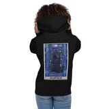 Justice Tarot Card Grim Reaper Unisex Hoodie