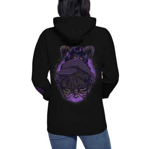 Purple Zombie Goddess Unisex Hoodie