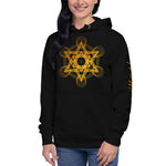 Gold Vibrational Star Unisex Hoodie