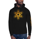 Gold Vibrational Star Unisex Hoodie