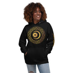 Gold Crescent Moon Symbol Unisex Hoodie