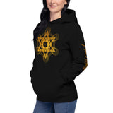 Gold Vibrational Star Unisex Hoodie