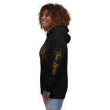 Gold Sacred Geometry Hexagon Unisex Hoodie