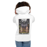 The Lovers Tarot Card Grim Reaper Unisex Hoodie