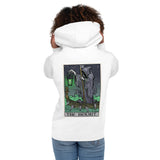 The Hermit Tarot Card Grim Reaper Unisex Hoodie