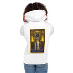 The Goddess Bastet Strength Tarot Card Egyptian Cat Unisex Hoodie