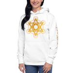 Gold Vibrational Star Unisex Hoodie