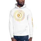 Gold Crescent Moon Symbol Unisex Hoodie